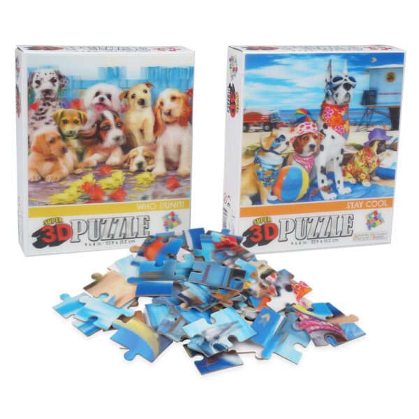 B1-312 - 50 pc. 3D Puzzle (Dogs)