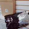 F1-748 - Reversible Sequin Blanket (Black/Silver) - Image 2