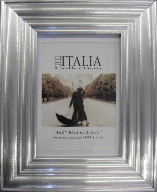 P3-218 - 4" X 6" Silver Frame *temporarily unavailable*