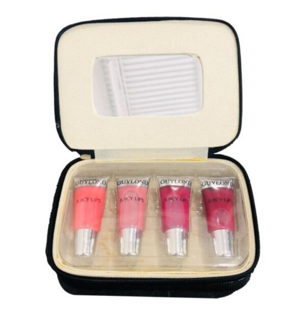 F1-479 - Guylond 4 pc. Lip Gloss Set in Leather Case *temporarily unavailable*