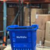H1-911 - Shopping Basket w/ Wheels (Blue) - Image 3