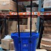H1-911 - Shopping Basket w/ Wheels (Blue) - Image 4