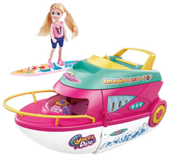 T2-367 - Surfer Doll w/ Houseboat Playset - Image 2