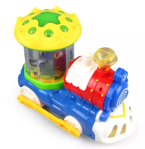 T3-557 - B/O Cartoon Train w/ Lights - Image 4