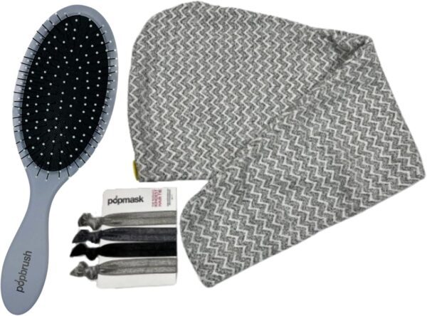 F1-530 - Popmask Ultimate Hair Set (Grey) - Image 2
