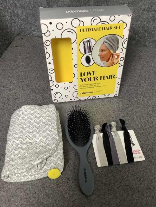F1-530 - Popmask Ultimate Hair Set (Grey) - Image 5