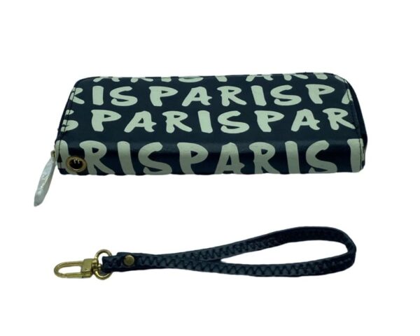 F1-634 - London & Paris Clutch Wristlet Wallet - Image 3