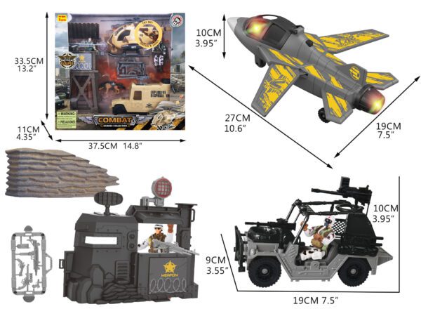 T1-888 - Military Playset w/ Light & Sound - Image 2