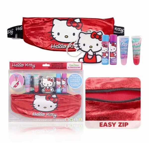 T2-808 - Hello Kitty Lip Gloss Set w/ Fanny Pack - Image 2