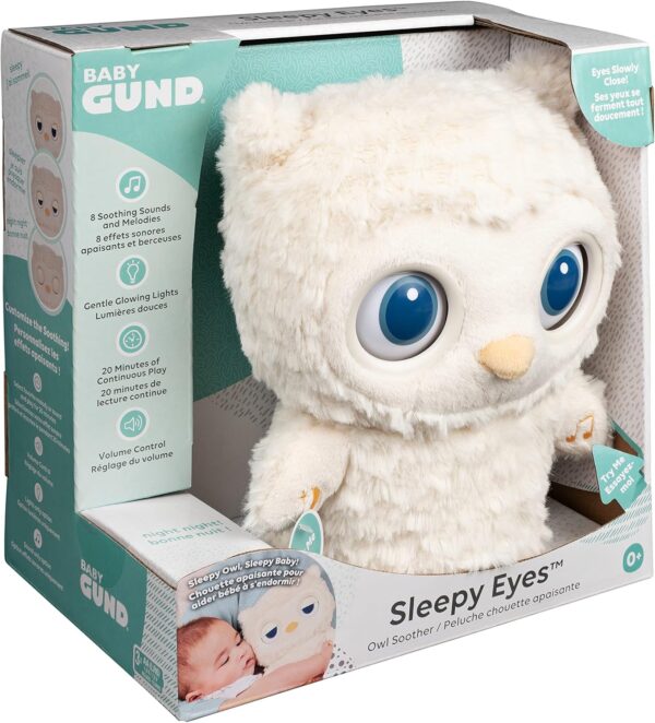 T3-72 - Baby Gund - Sleepy Eyes Owl Soother - Image 4