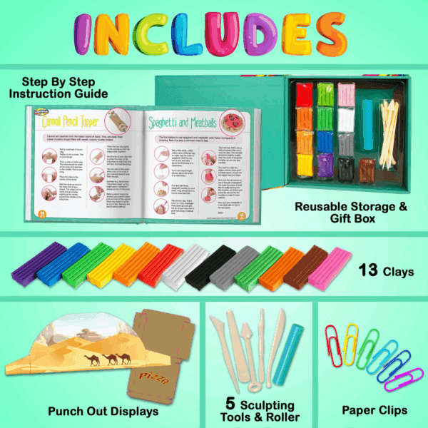 T4-24 - Creative Kids Eraser Clay Kit - Image 2