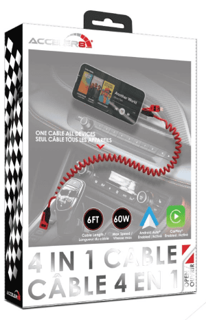 G2-607 – 6ft 4 in 1 Charging Cord **Pre-order**