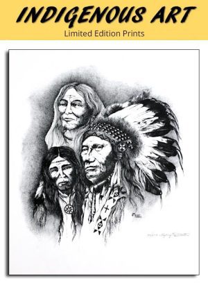 Syndey Kirkness - Three Generations - Print