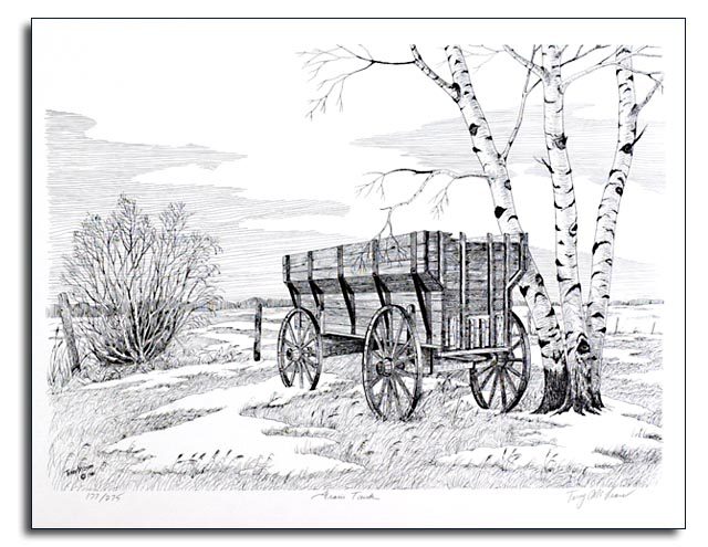 Terry McLean - Grain Tank - Print