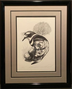 Robert Kakaygeesick - Killdeer Spirit Framed