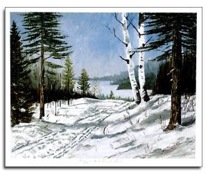 Henry Jansen - Willard Lake - Print