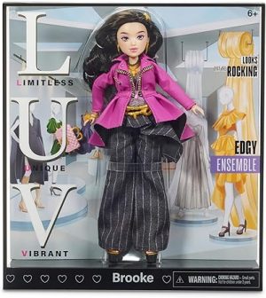 T2-323 LUV Brooke Doll Articulated- In Acetate clear Gift Box