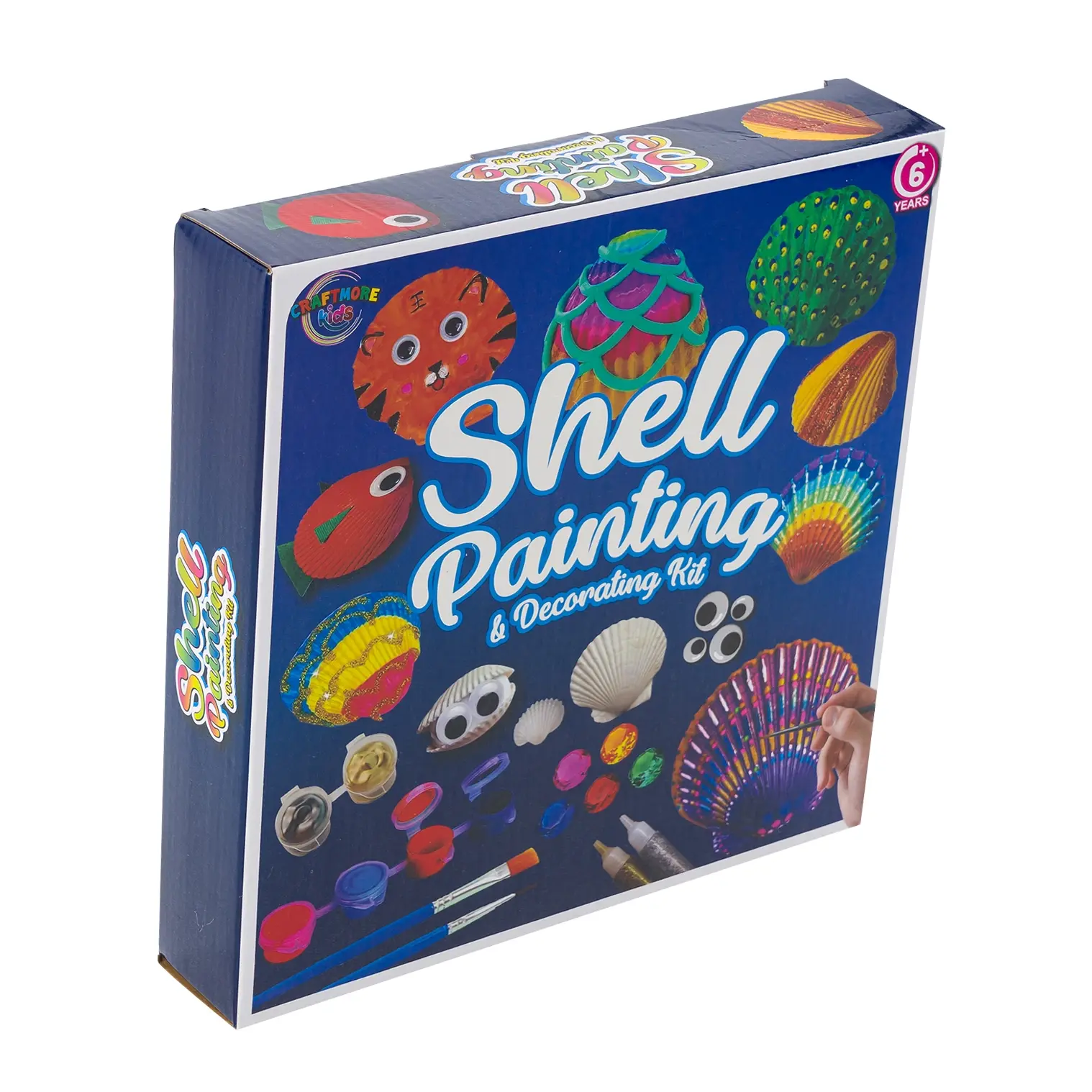 T4-65 Craftology Kids Shell painting & Decorating Kit - Image 2
