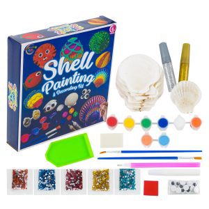 T4-65 Craftology Kids Shell painting & Decorating Kit