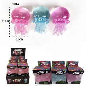T4-338 Jelly Squish 3-Asst Colours (12/dl)
