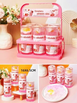 T4-35 Strawberry Milk Shake Slime (6/dl)