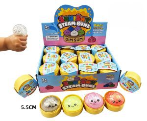 T4-299 Glitter Rainbow Mystery Steam Buns-5.5 cm (24/dl)