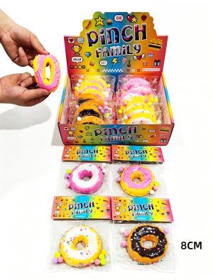 T4-330 Pinch Family Donut Squishy (12/dl)