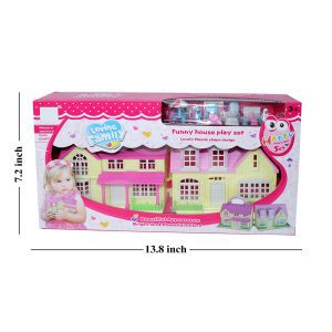 T2-419 Family House Paly Set - House & Furniture