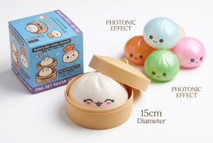 T4-291 Jumbo Size Dumpling Squishy 15 cm / 6 in (1/dl)