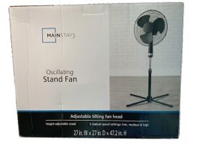 ZMS-392 Oscillating Floor Fan Adjustable Stand-3-speed