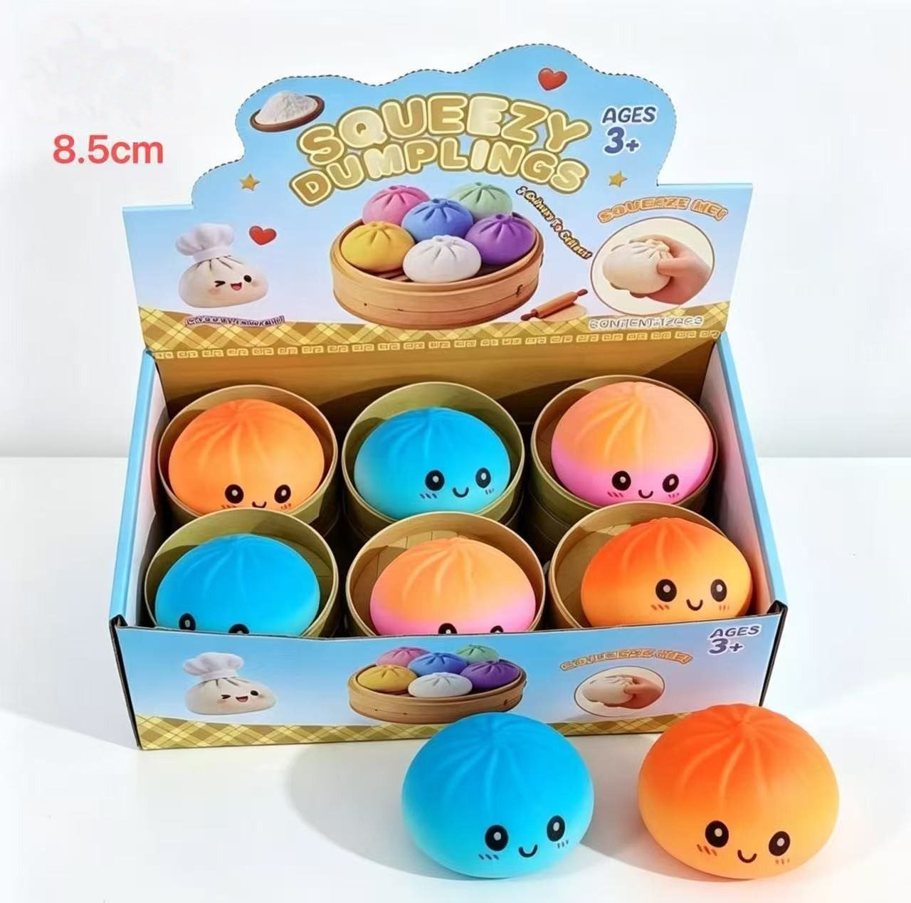 T4-292 Gradient Colour Squeezy Dumpling 8.5cm (12/dl)