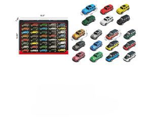 T1-208 40 Pcs Diecast SUVs In Carry Case