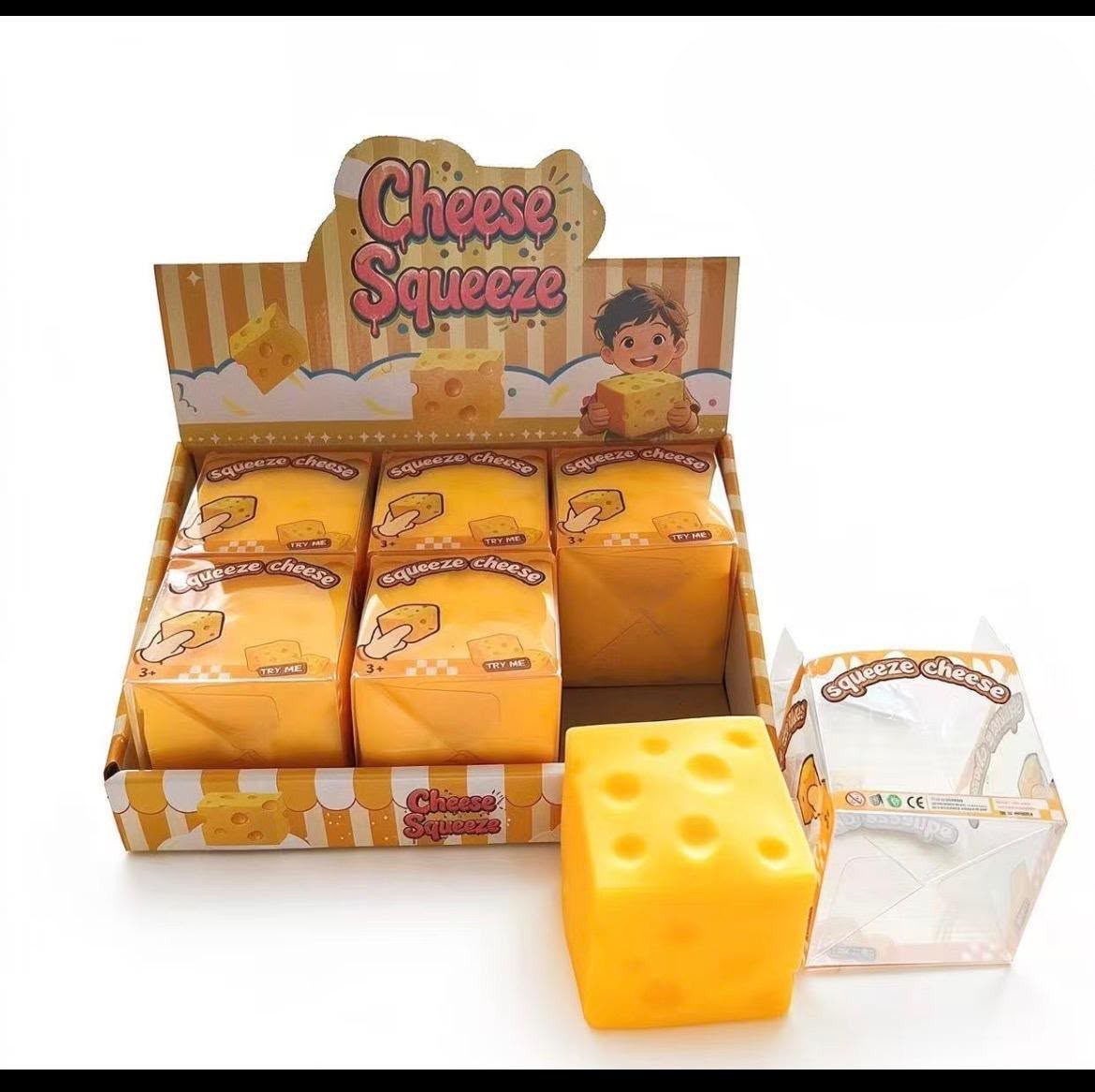 T4-89 7cm Cheese Squishy (6/dl)