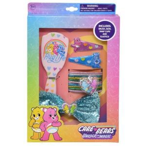 T2-826 Care Bears Brush & Hair Accessories in Box