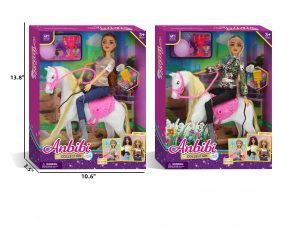 T2-354 Horse & Doll Set