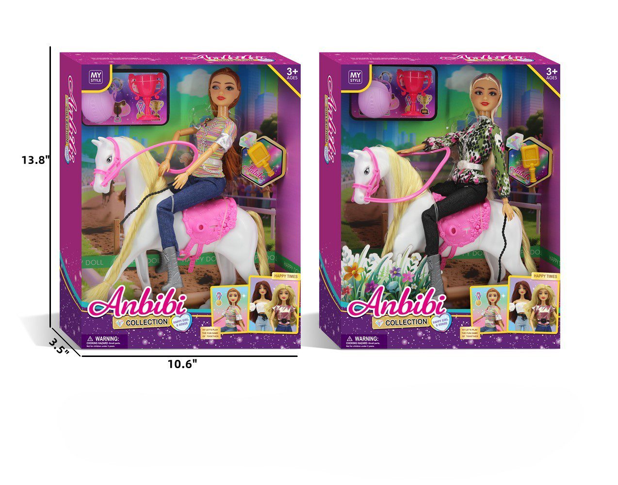 T2-354 Horse & Doll Set