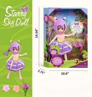 T2-359 Starry Sky Butterfly Fairy Doll