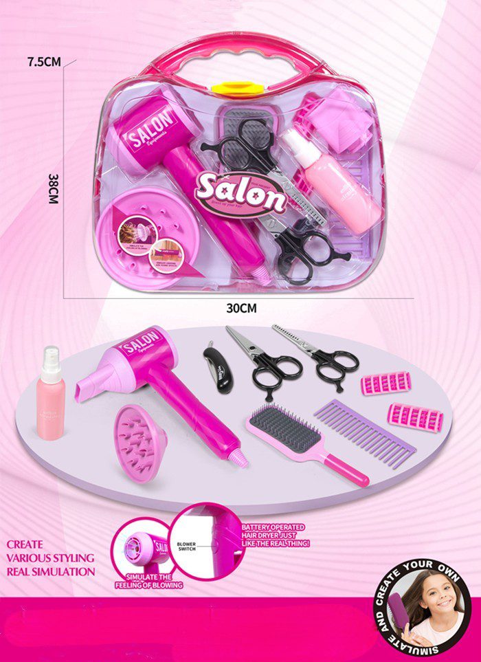 T2-398 Salon Hair Dryer Play Set