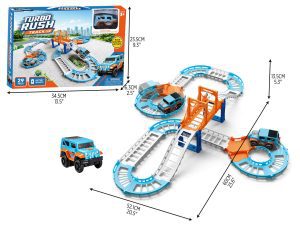 T1-375 Battery operated Turbo Rush vehicle track set